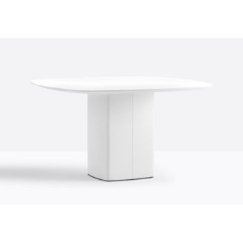 Маса Aero 130х130 см-Бял