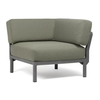 Кресло Максимо ъгъл-Базалт+Sunbrella@мащерка