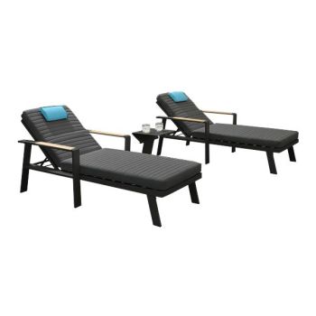 Сет Nofi Sunlounge set-Черен