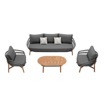 Сет Vasca Lounge 3 set-Черен