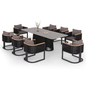 Трапезен комплект Итърнити антрацит