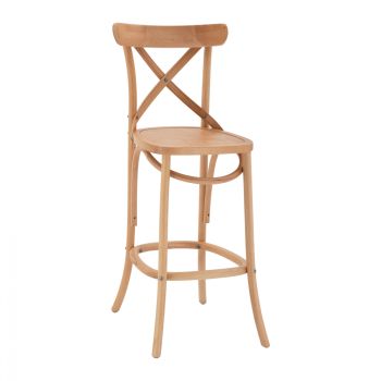 Дървен бар стол Бук