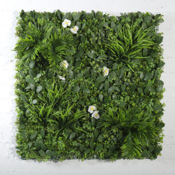 Декоративна зелена стена Магнолия и Орхидея