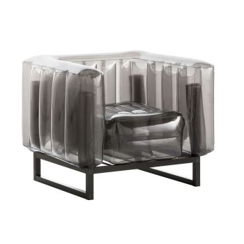 Кресло Йоми алуминиево черно