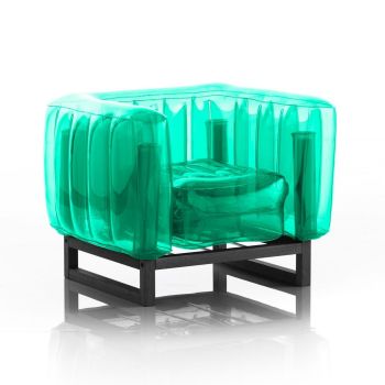 Кресло Йоми блек ууд зелено
