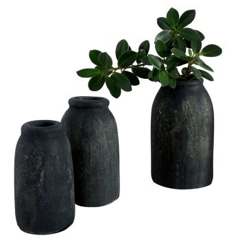 Комплект вази HM7711 сив-черен цвят