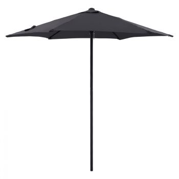 Алуминиев чадър ф2.50 м тъмно сив