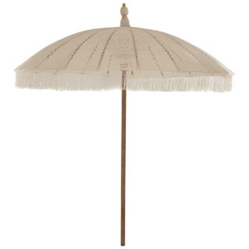 Бамбуков чадър с макраме ф250 см