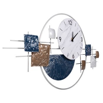 Стенен часовнис с декорация 92x51 см