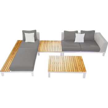 Сет Polo 2.0 Table Lounge Adjustable Set-Бял
