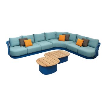 Сет Aio Corner Lounge-Син