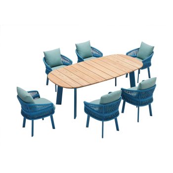 Трапезен сет Aio Dining-Син
